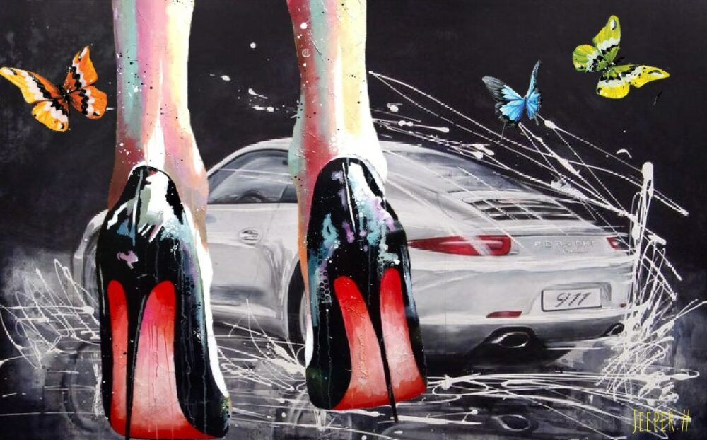 LOUBOUTIN AND 911 JEEPER GALERIE BEL'ARTI