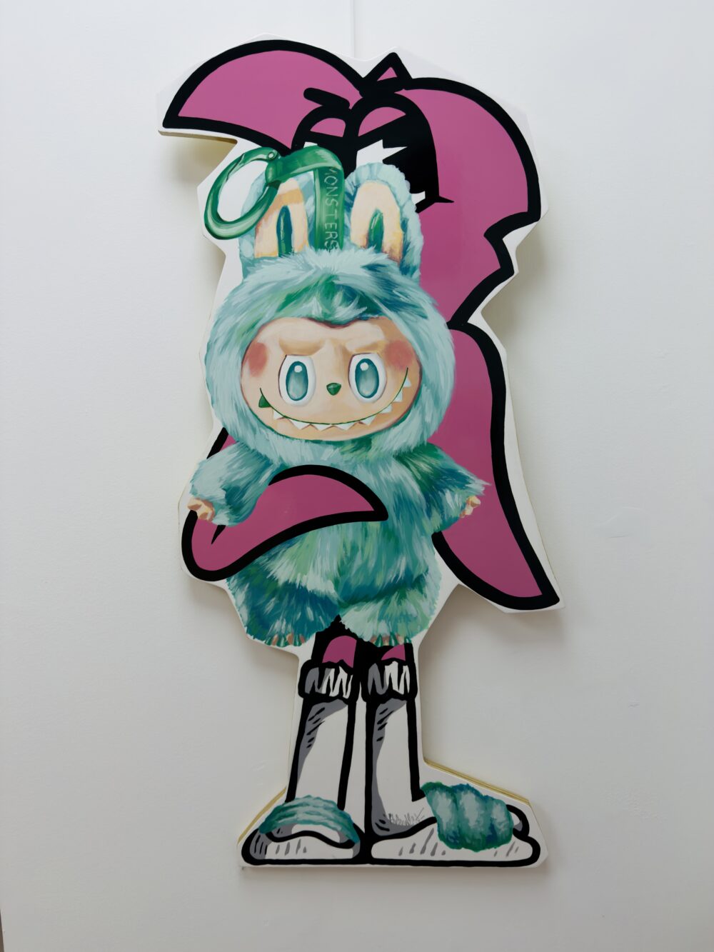 LABUBU BIG INTO ENREGY WITH ROGER W2CJ GALERIE BEL'ARTI