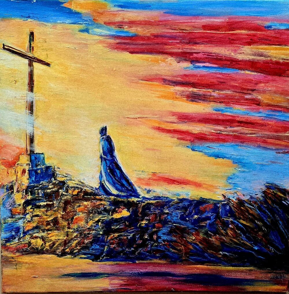 La Croix des balcons - le pèlerin Fior Di Lisia Galerie bel'arti